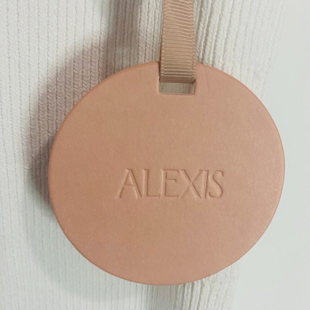 Alexis Giasa White Mini Dress - Strapless Neckline with Sculptural Curve Size S - Picture 7 of 14